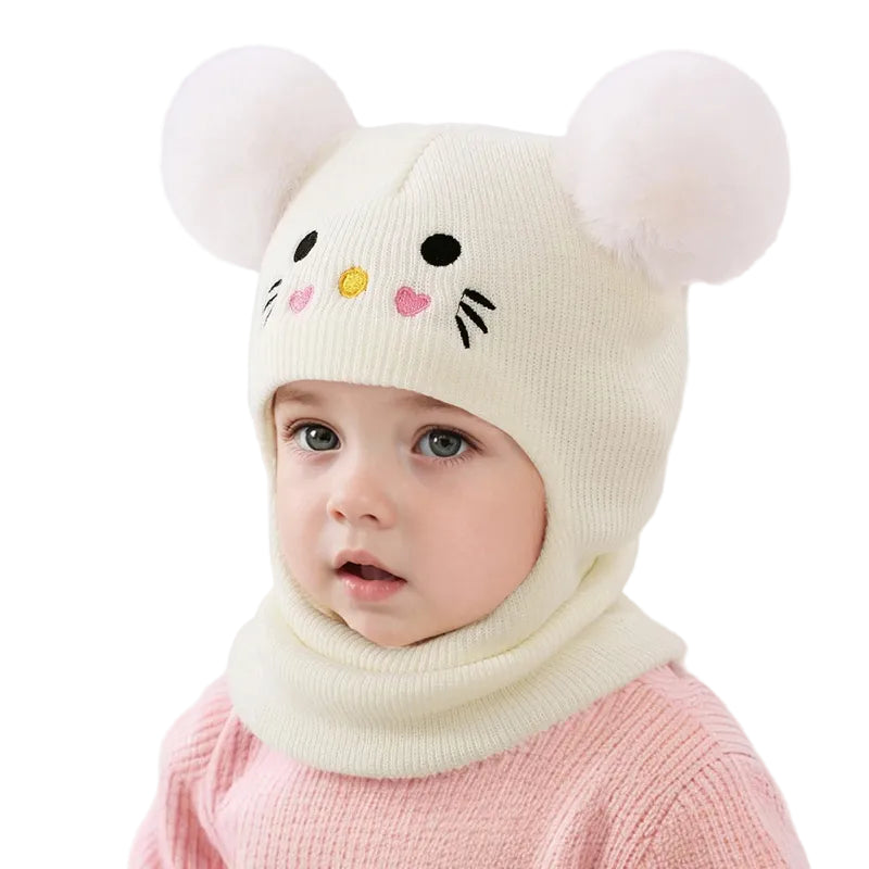 Cagoule Bébé Blanche