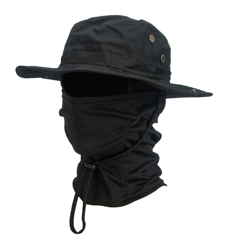 Cagoule Bob Noire sur fond blanc