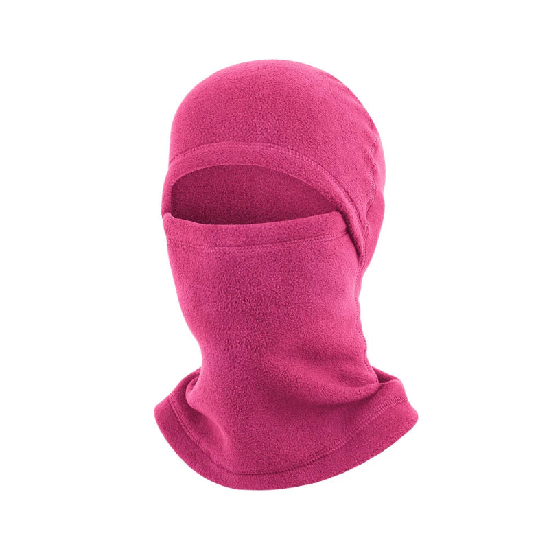 Cagoule Froid Rose sur fond blanc