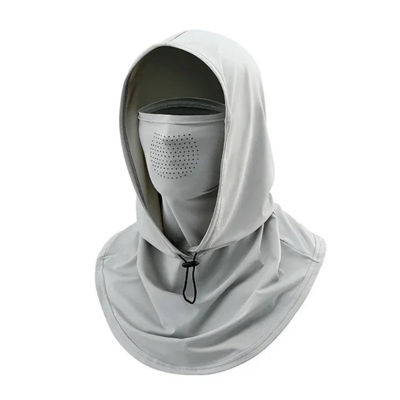 Capuche Homme Blanche sur fond blanc