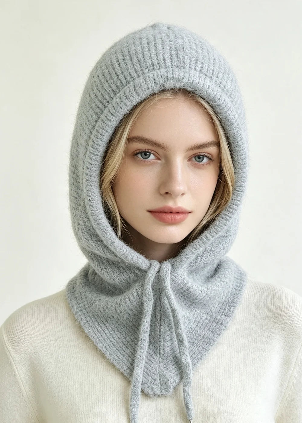 Cagoule Cachemire Grise – photo 2