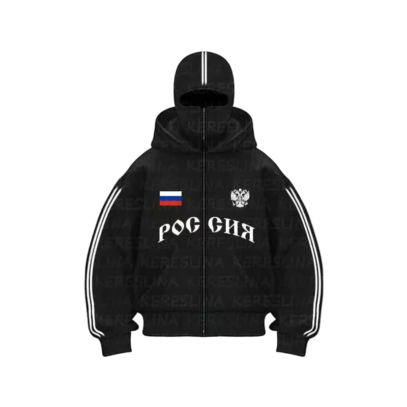 Veste Russe sur fond blanc
