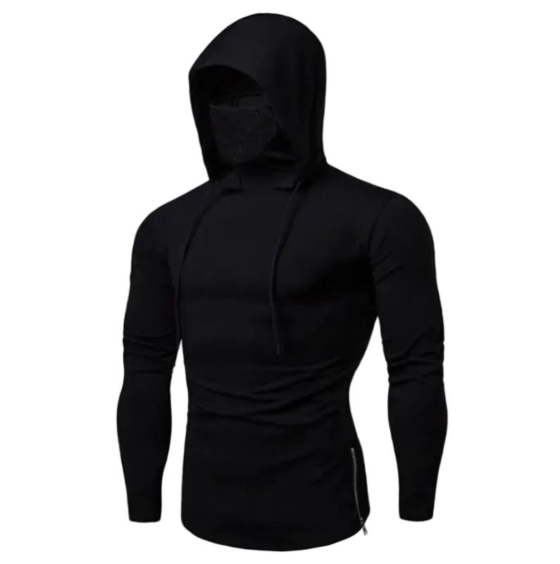 Veste Sport noire sur fond blanc