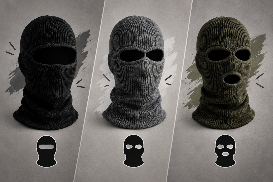 Cagoule 1 trou, 2 trous ou 3 trous : laquelle choisir ?