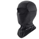 Cagoule Coupe-Vent noire sur fond blanc