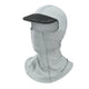 Cagoule Casquette Blanche sur fond blanc