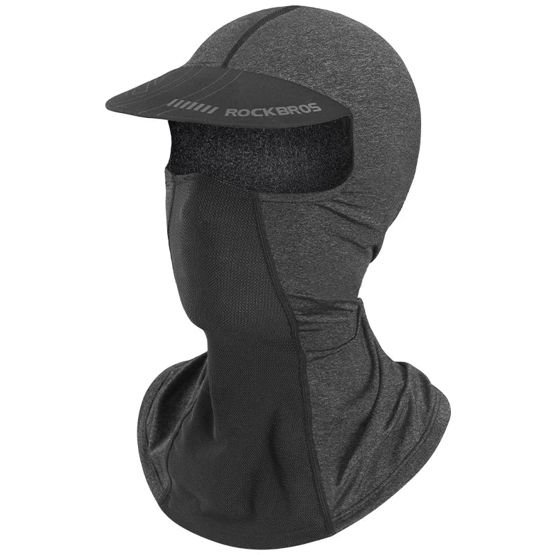 Cagoule Casquette Grise sur fond blanc