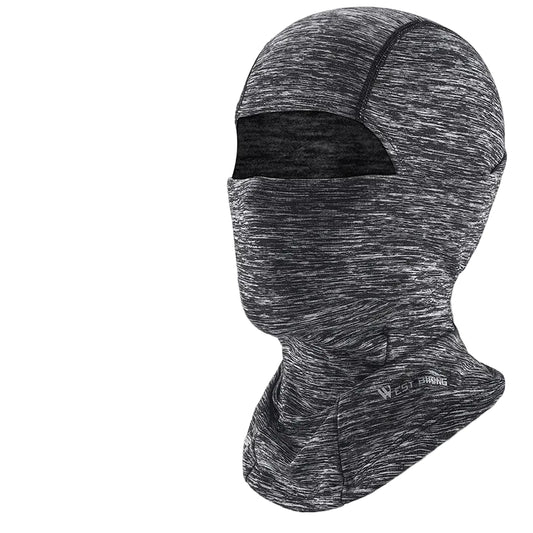 Cagoule Coupe-Vent Grise sur fond blanc
