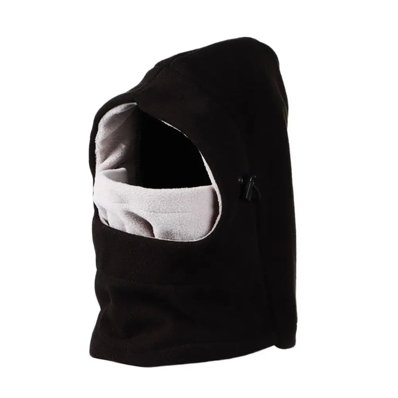 Cagoule Enfant Ski Noire sur fond blanc