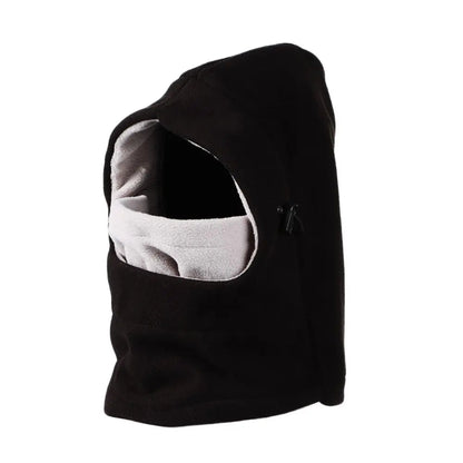 Cagoule Enfant Ski Noire sur fond blanc