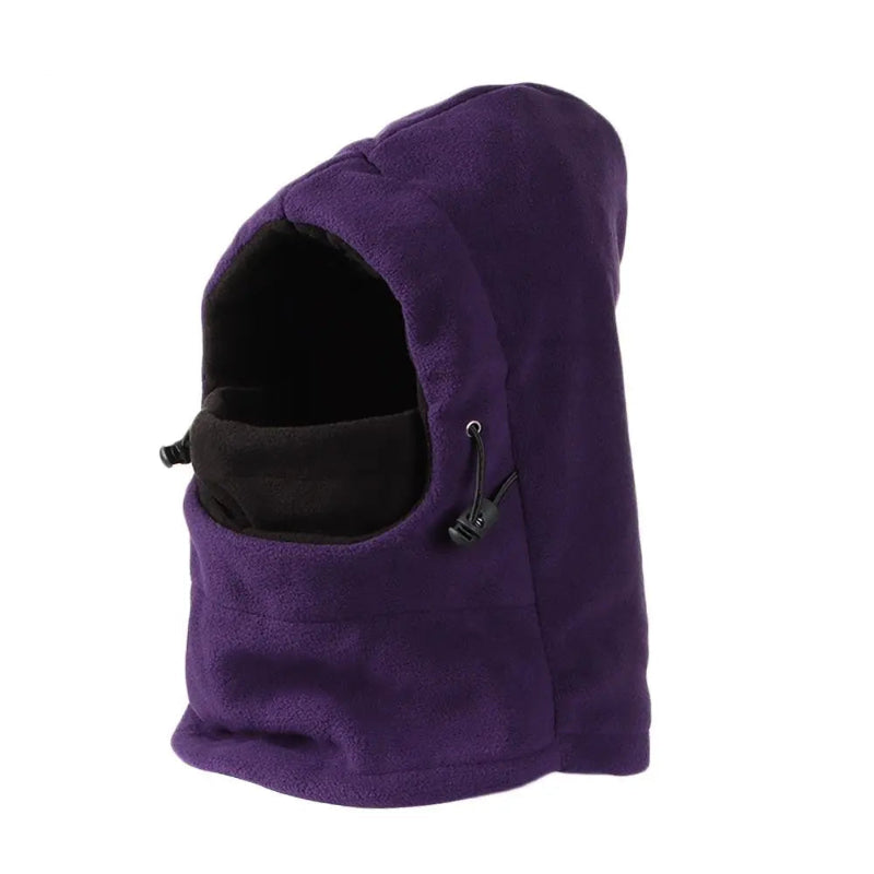 Cagoule Enfant Ski Violette sur fond blanc