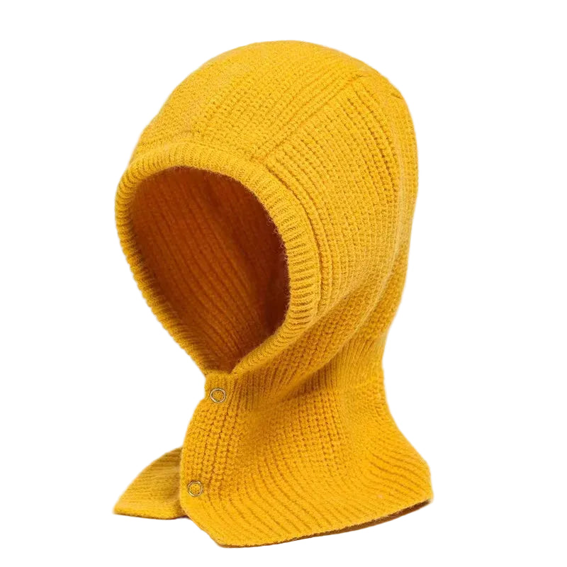 Cagoule Femme Jaune sur fond blanc
