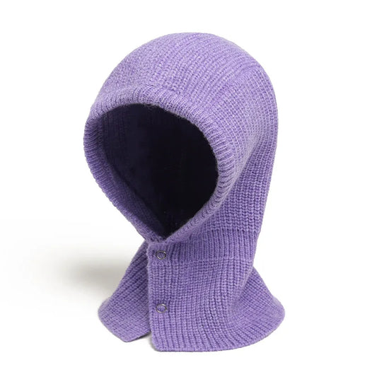 Cagoule Femme Violette sur fond blanc