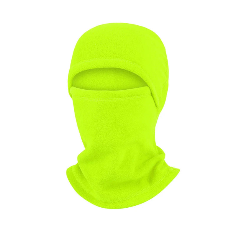 Cagoule Froid Verte sur fond blanc
