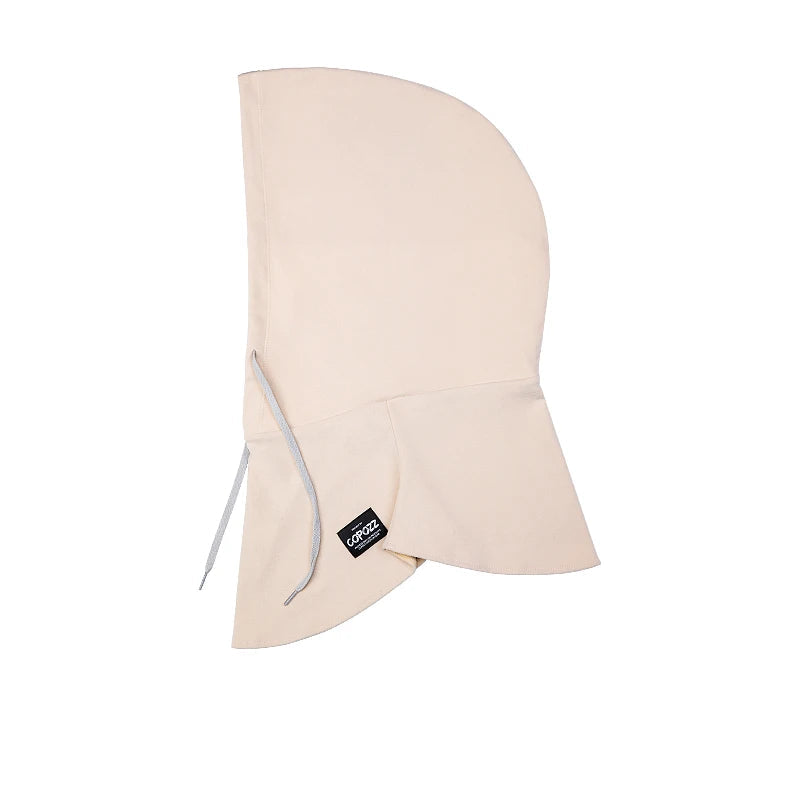 Cagoule Hiver Beige sur fond blanc
