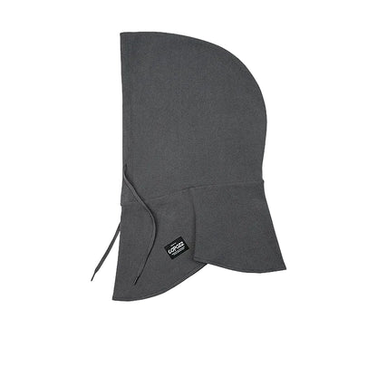 Cagoule Hiver Grise sur fond blanc