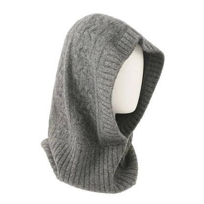 Cagoule Laine Grise