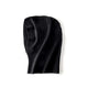 Cagoule Laine Noire sur fond blanc