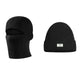 Cagoule Noire Bonnet sur fond blanc