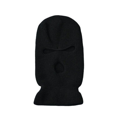 Cagoule Noire Homme sur fond blanc