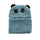 Cagoule Panda Bleue sur fond blanc