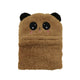 Cagoule Panda Marron sur fond blanc