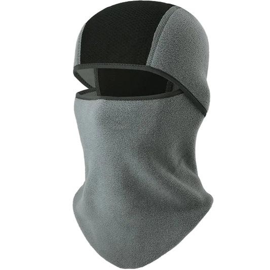 Cagoule Ski Grise sur fond blanc