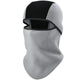 Cagoule Ski blanche sur fond blanc