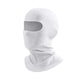 Cagoule Snowboard Blanche sur fond blanc
