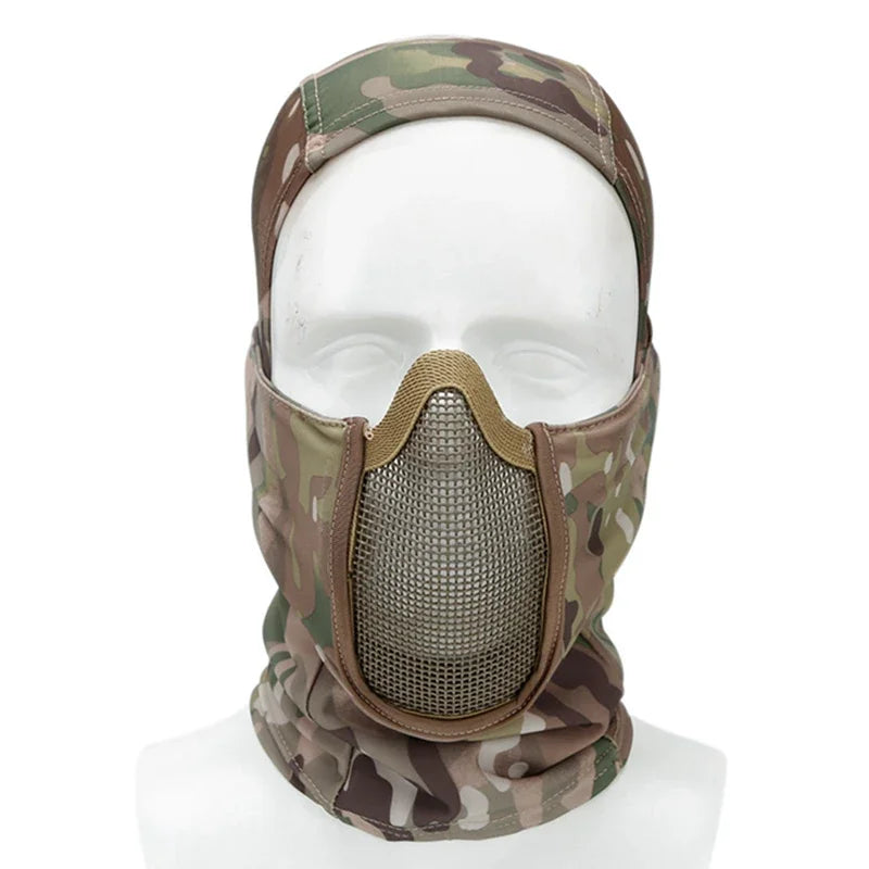 Cagoule Tactique sur fond blanc
