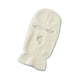 Cagoule Trois Trous Blanche sur fond blanc
