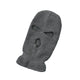 Cagoule Trois Trous Grise sur fond blanc