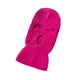 Cagoule Trois Trous Rose sur fond blanc