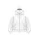 Cagoule Veste Blanche sur fond blanc