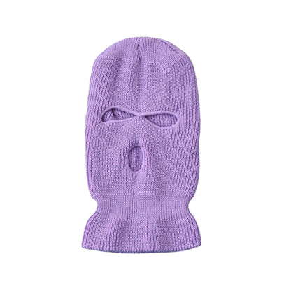 Cagoule Violette Homme sur fond blanc