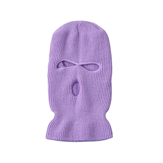 Cagoule Violette Homme sur fond blanc