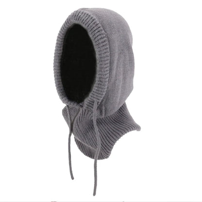 Capuche Cagoule Grise sur fond blanc