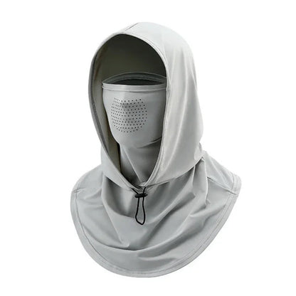 Capuche Homme Blanche sur fond blanc