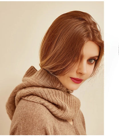 Cagoule Laine Marron – photo 3