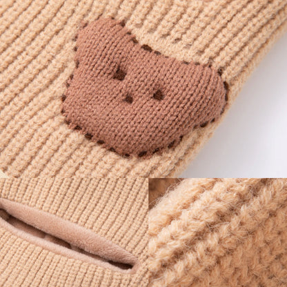 Cagoule Bébé Fille Beige – photo 2