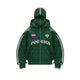 Veste Russe Verte sur fond blanc