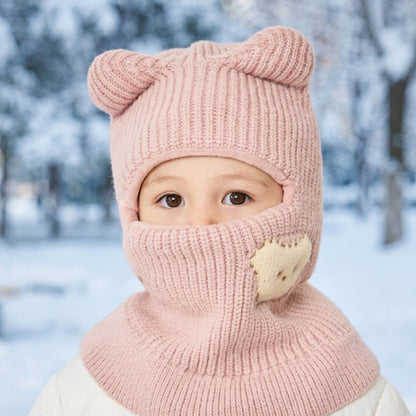 Cagoule Bébé Fille portée en extérieur