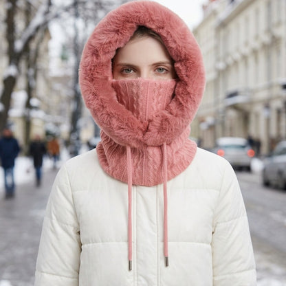 Cagoule Neige portée en extérieur